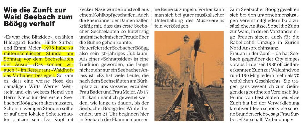 Artikel Seebacher News Nr. 1/2008